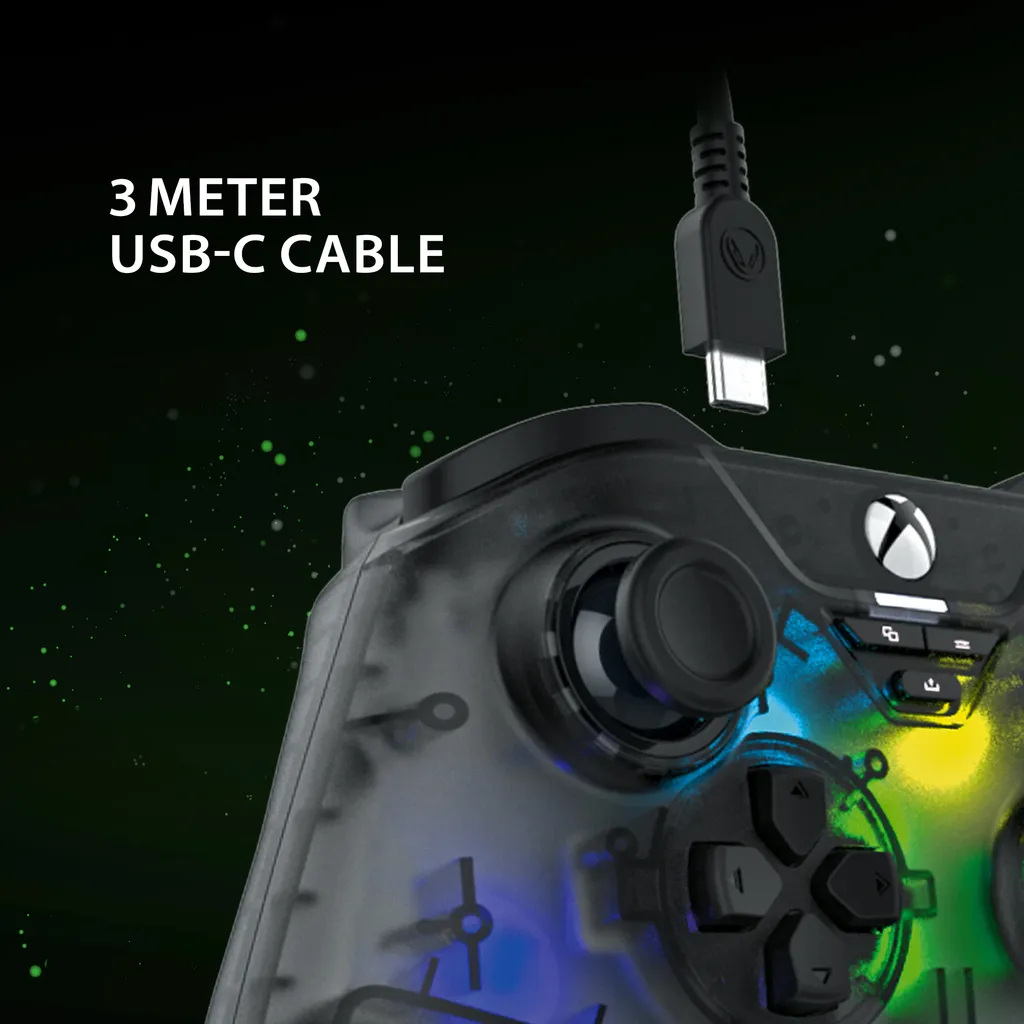 Manette Gaming PC et Xbox Series X|S Grise snakebyte pour Compétition - 13