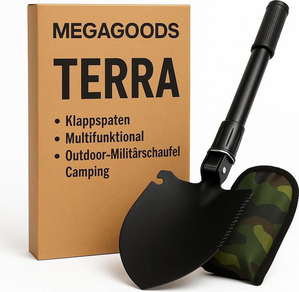 Klappspaten Multifunktional Outdoor Militärschaufel Camping DE.