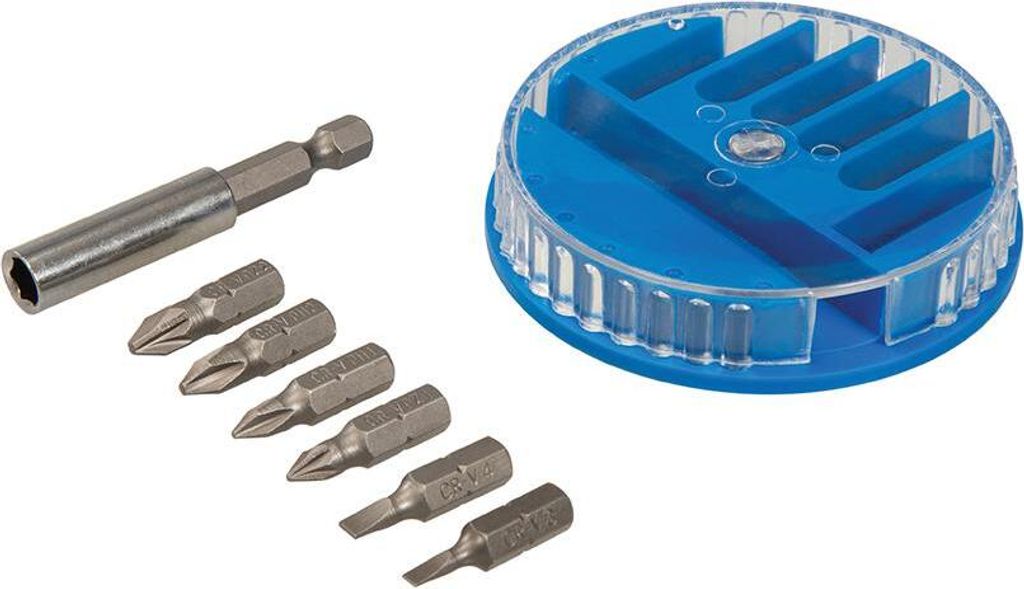 Silverline Schraubenzieher-Bit Satz, 7-tlg. 7-tlg. Produktbild 