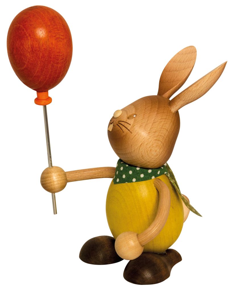 Drechslerei Kuhnert - Dekofigur aus Holz - Hase Stupsi mit Produktbild 