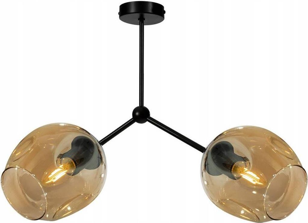 Light-Home Prage Deckenbeleuchtung Lampen Deckenlampen - Deckenlampe Industrial für Wohnzimmer Schlafzimmer und Esszimmer - Pendelleuchte Glas mit...