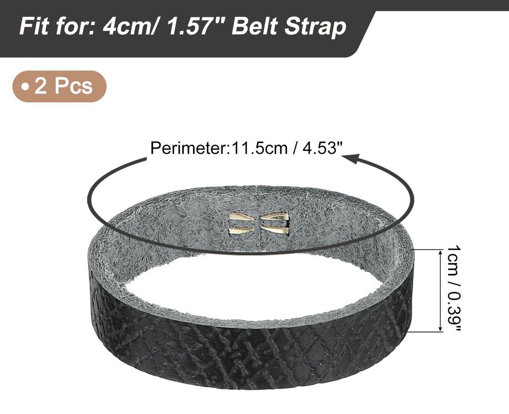 3 Stš¹ck Gš¹rtelschlaufe Leder fš¹r 4cm breiten Gš¹rtel, 11.5 x 1cm Ersatzriemenhalter Gš¹rtelband Zubeh?r fš¹r DIY Handwerker Tasche R...