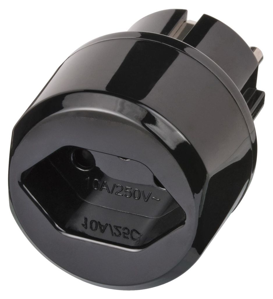 Brennenstuhl Adapter Travel  Stecksystem DE/Aufsatz CH Immagine del prodotto 