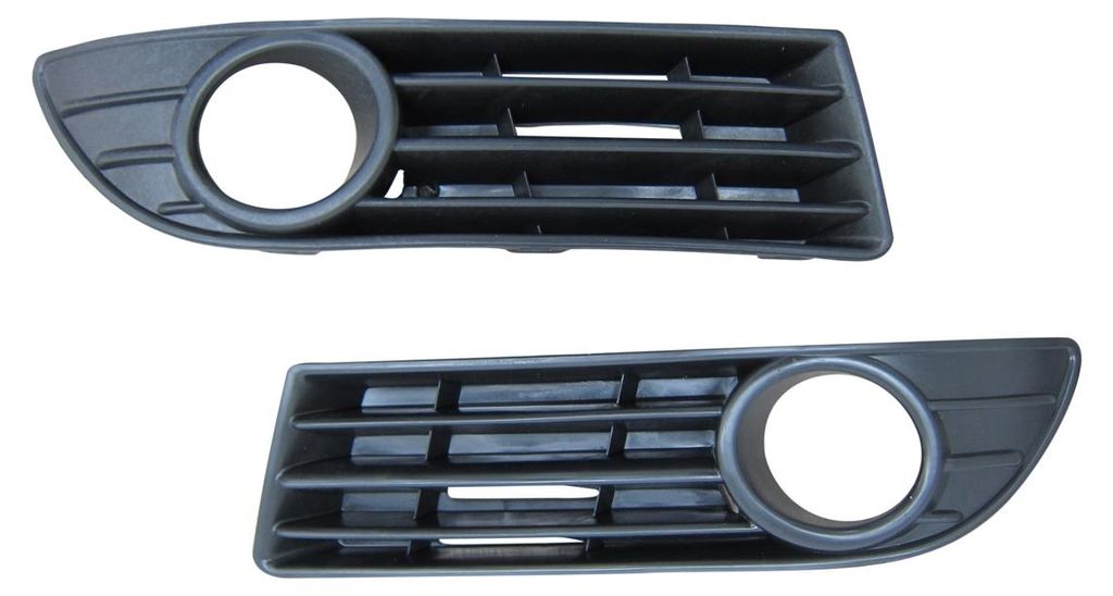 Stoßstange Gitter Abdeckung Nebelscheinwerfer LINKS RECHTS für VW Polo 9N 05 – Produktansicht