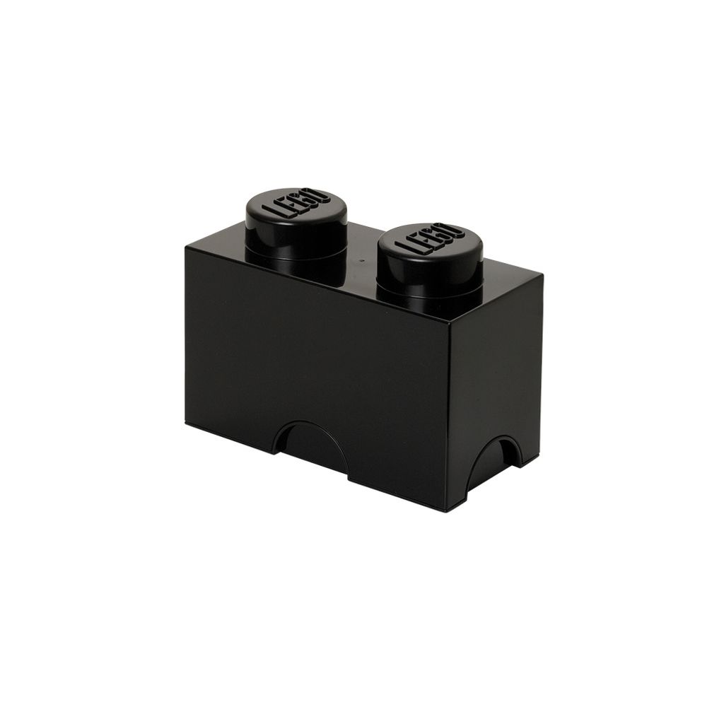 LEGO Storage Brick 2 schwarz, Aufbewahrungsbox