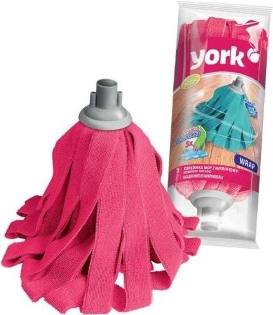 Tête MOP avec boucles en microfibre 1pc WRAP - YORK - CLEAN Image du produit 