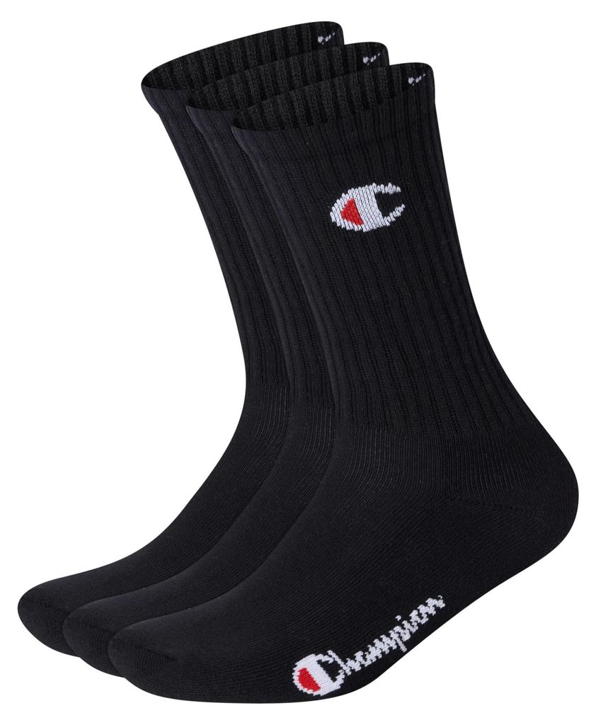 Pack de 3 chaussettes Crew Champion Basics - taille 39-42 Image du produit 
