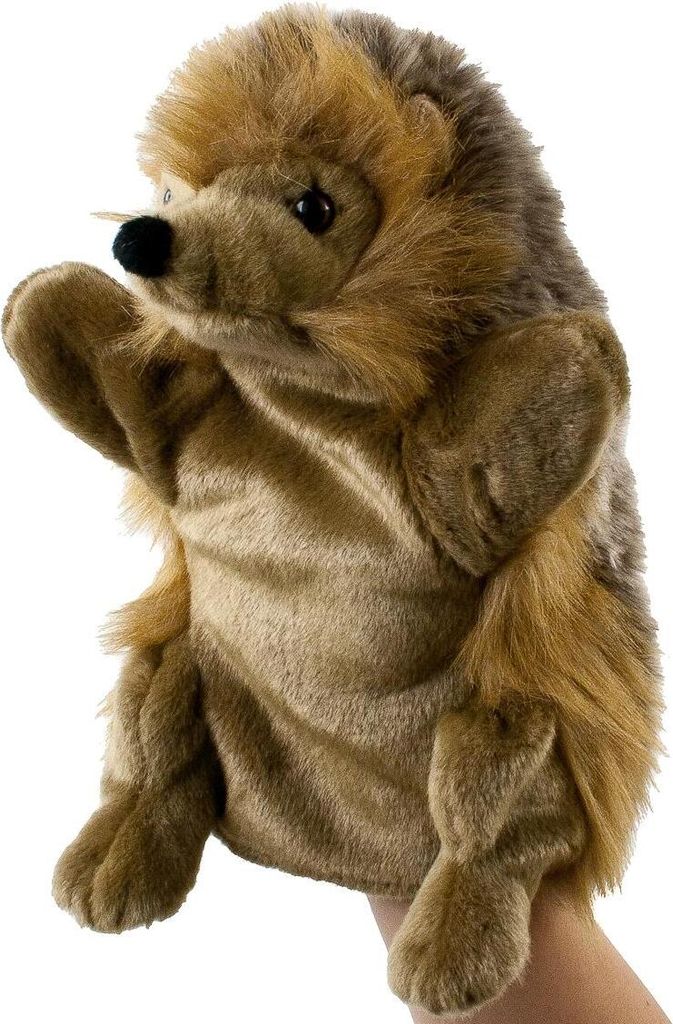 Handpuppe Igel 28 cm Plüschhandpuppe Produktbild 