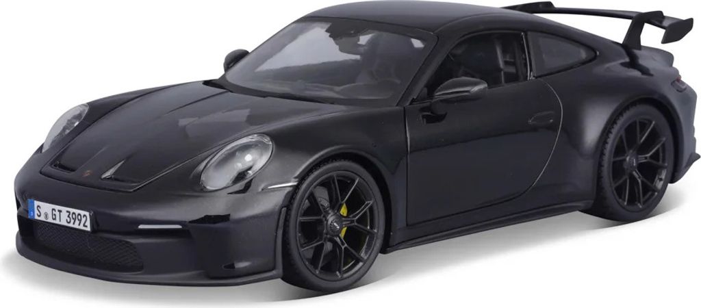 Maisto 36458BKS Porsche 911 GT3 2023 schwarz mit Streifen Produktbild 2