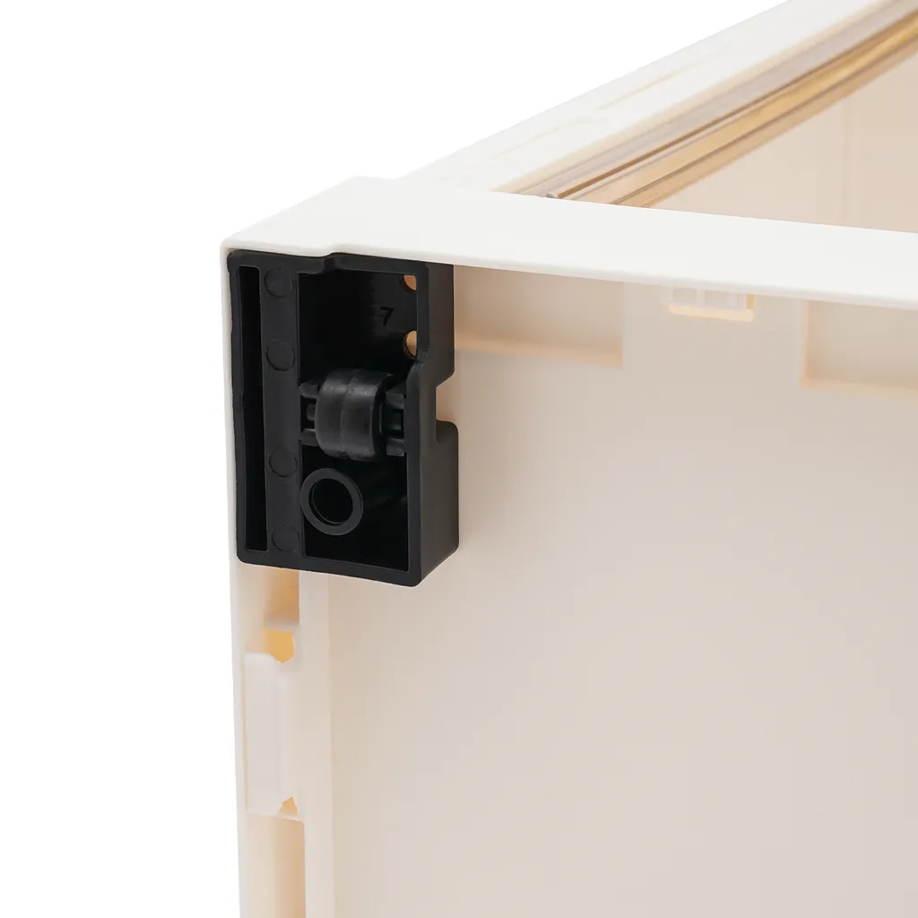Boîte de rangement à chaussures pliable 3 étages blanc gain de place - 8