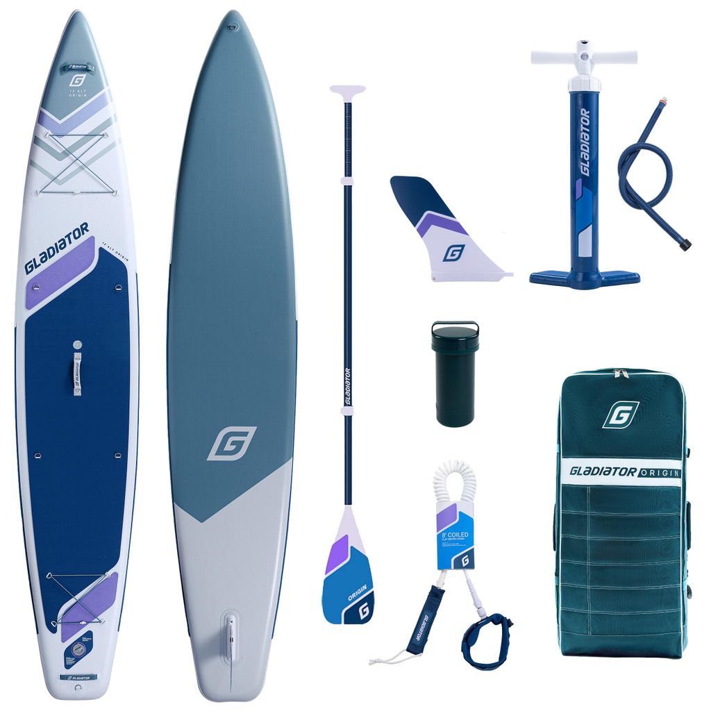 Gladiator ORIGIN 12'6 Light Touring SUP Board 2026 aufblasbar Komplettset