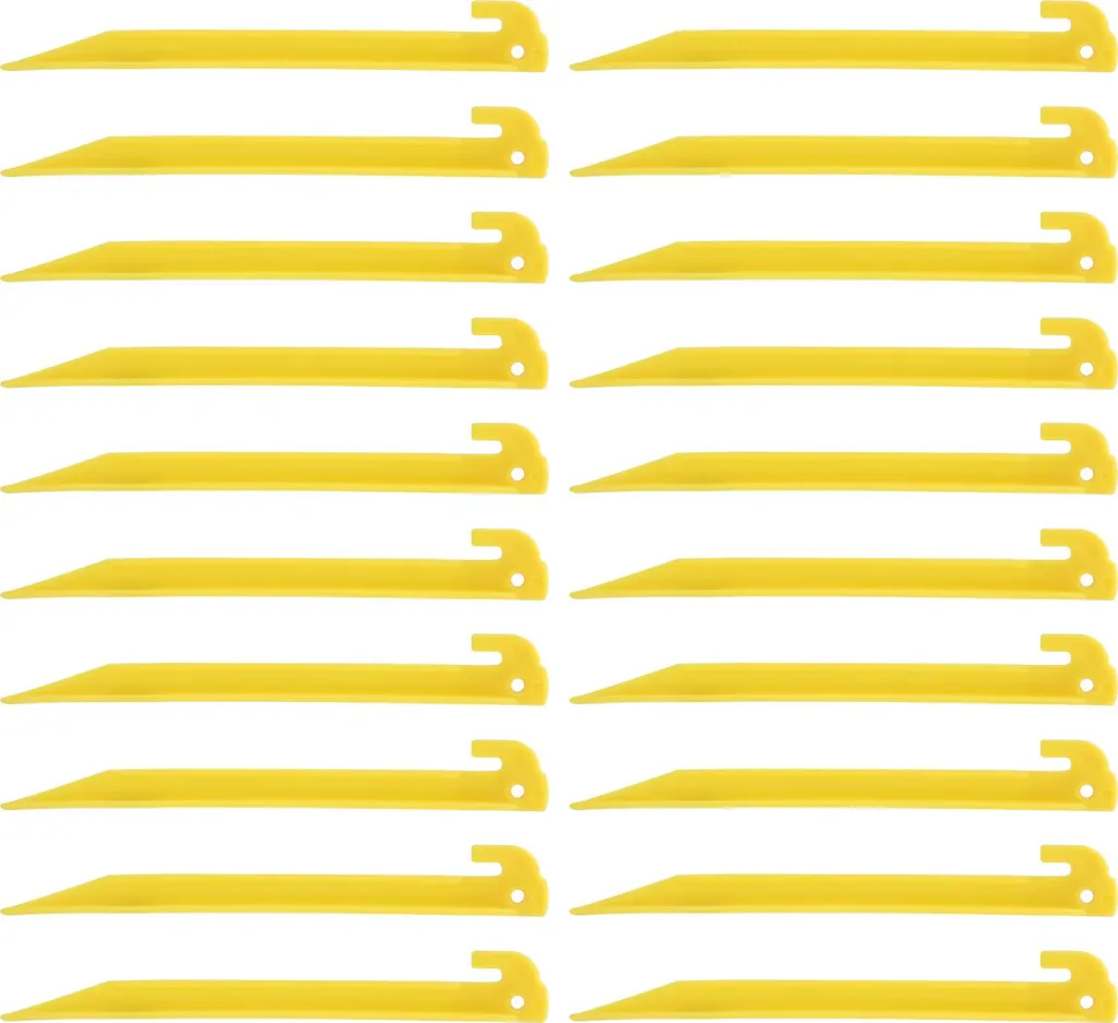 Picchetti per Bordure e Tende 20 Pezzi Plastica 9'' Heavy Duty