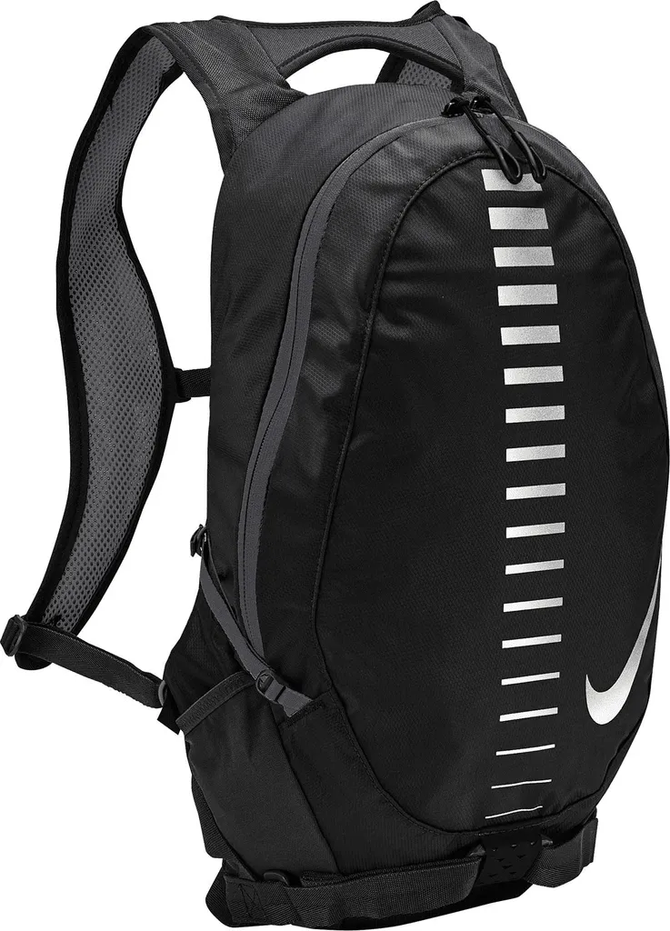 Nike Sac à dos Run Commuter 15L Noir et Argent - Modèle CS304 Compact