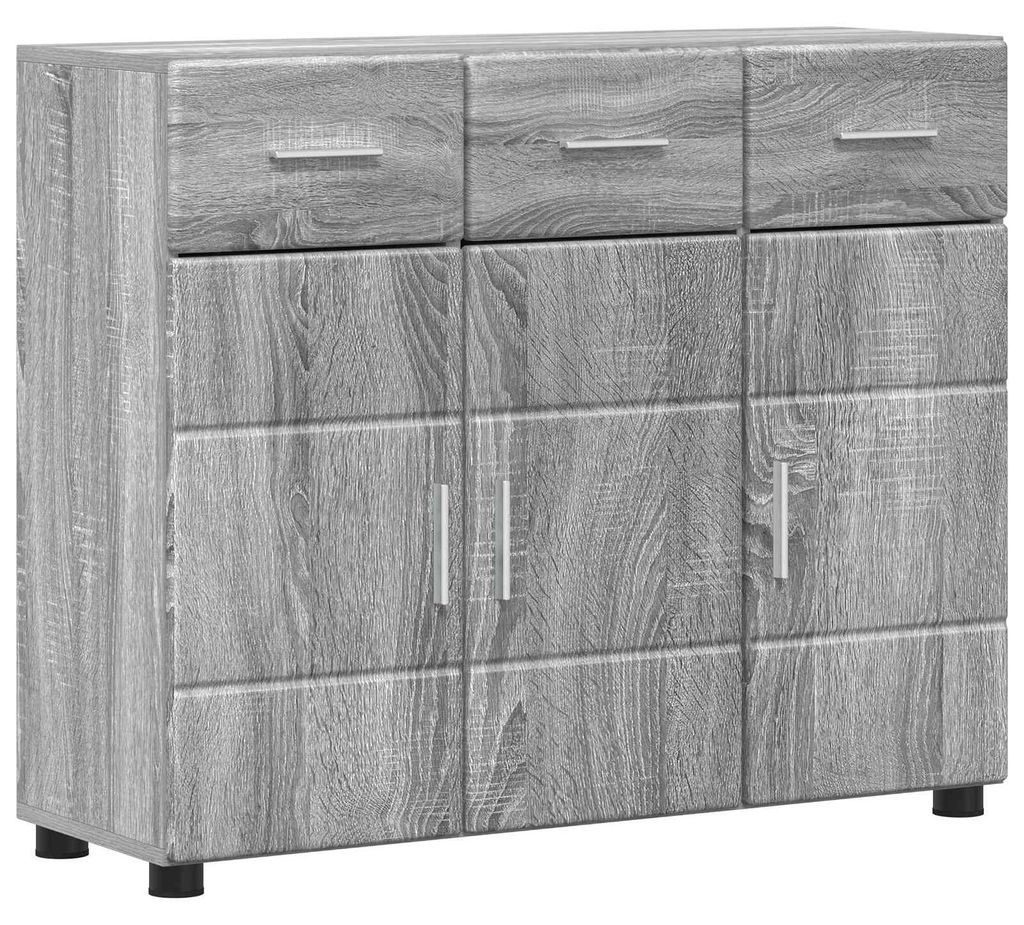 vidaXL Komoda s policou FLORIN Šedá Sonoma 88,5 x 30,5 x 73 Obrázok produktu 