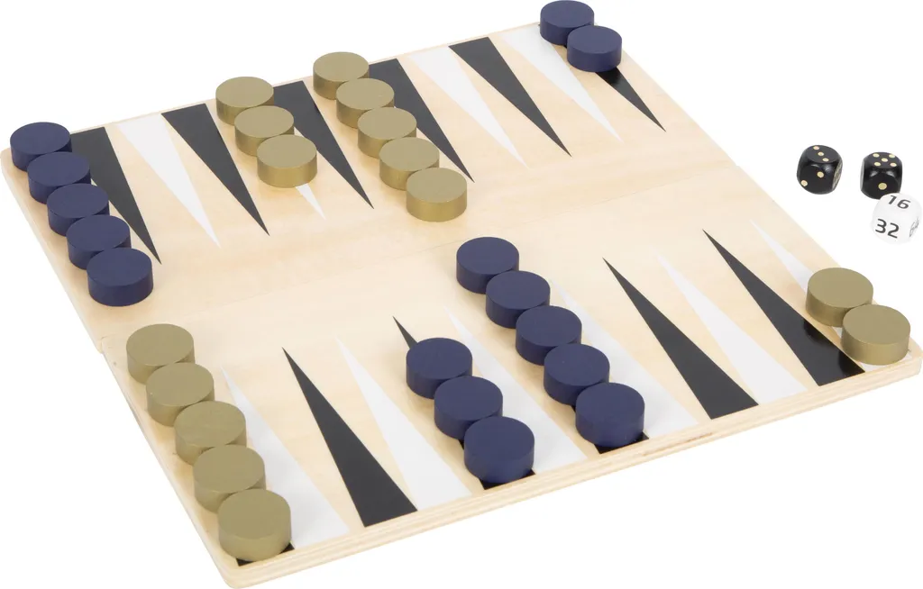 Coffret de Jeux Classiques Échecs et Backgammon 2-en-1 Design Moderne