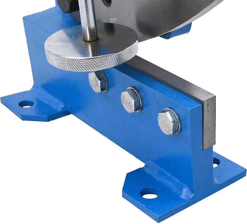 Ciseaux à levier 125 mm bleu - Cisaille manuelle pour tôle et acier - 7