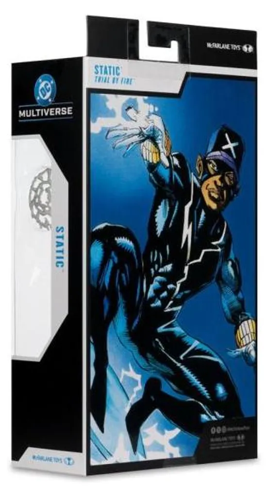 Figurine Articulée Static Shock DC Comics Collection Gold Label 18cm - 9