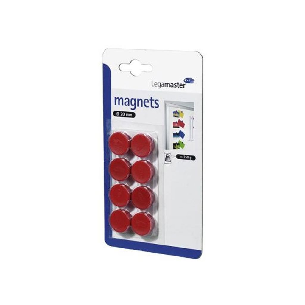 Legamaster Haftmagnete C und C Blister 20mm circa 250g in rot