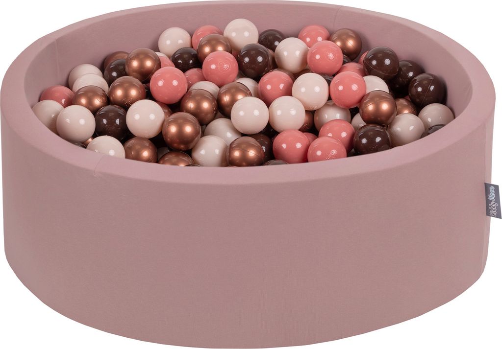 KiddyMoon Ball Pool s barevnými míčky 90X30cm/200 míčků ∅ Obrázek produktu 9