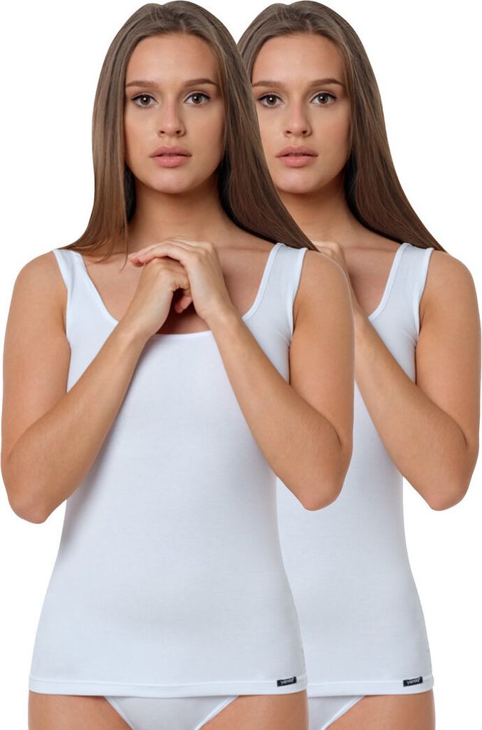 Yenita Tank Top (2er Set) Modern-Collection M weiss