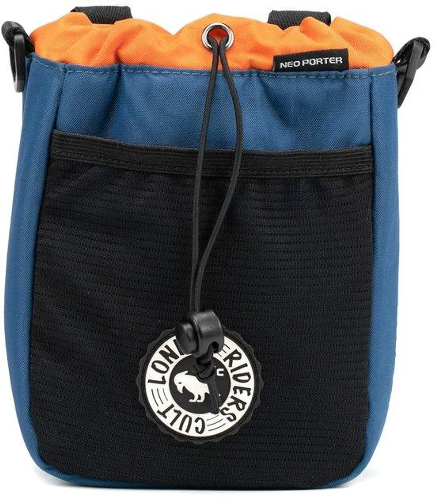Petit sac de vélo étanche pour guidon avec fixation rapide orange