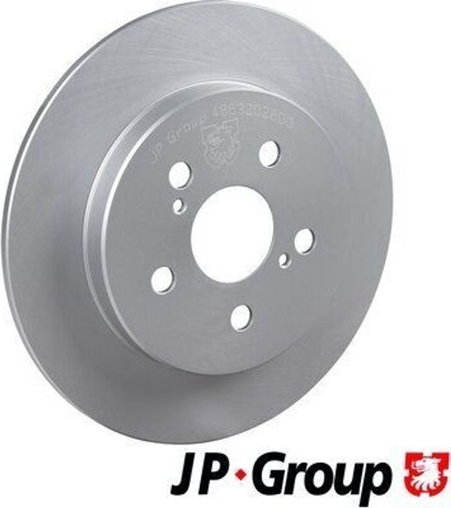 JP GROUP 4863202800 - OE 4243112310 Bremsscheibe, Hinterachse für Prius Plus (W4), Prius PHV (W52), Corolla (E21), Verso S (P12), CT (ZWA10)