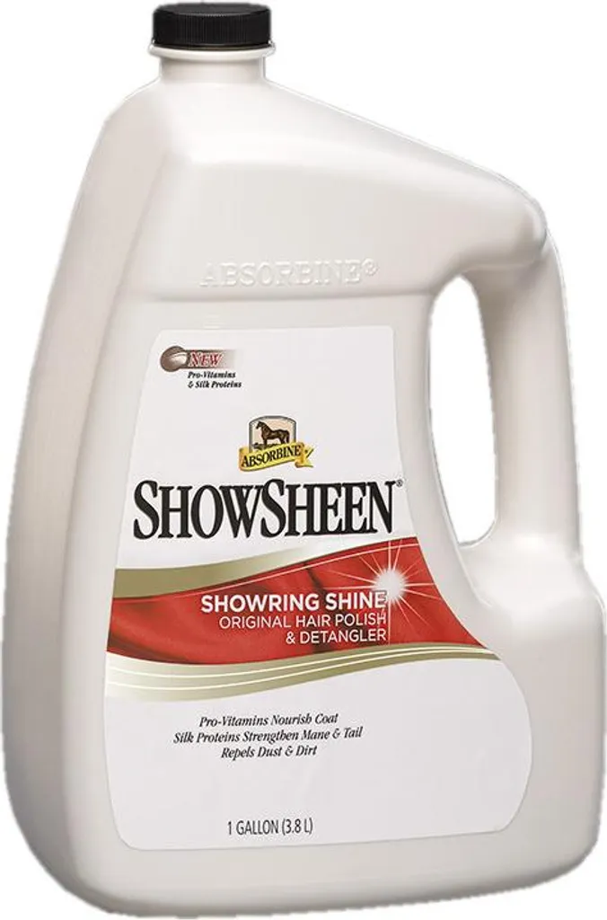 Show Sheen Absorbine 3.8L démêlant professionnel à la soie pour cheval