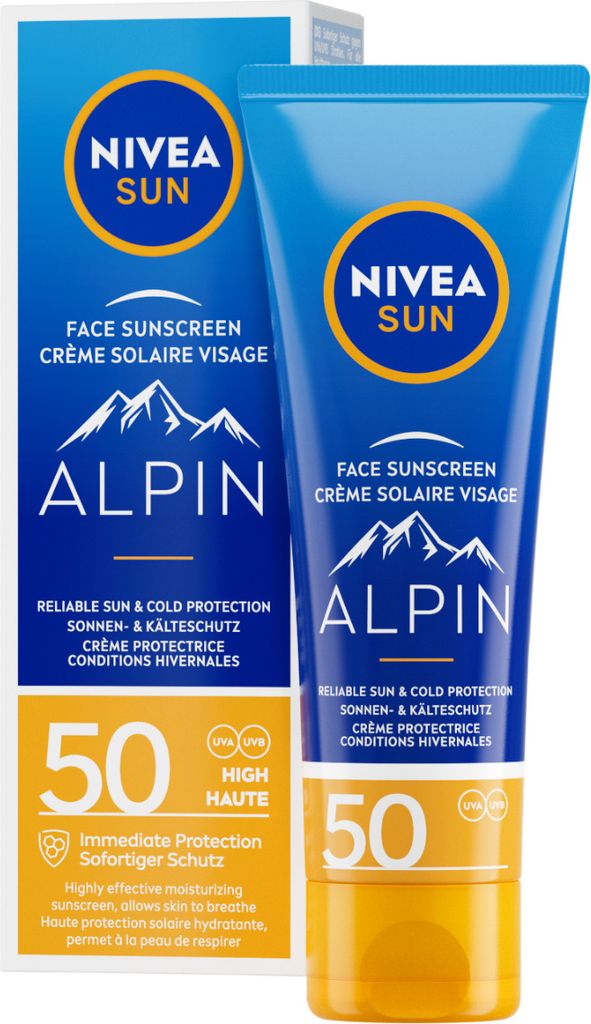 NIVEA SUN UV Gesicht Face Alpin Sonnenschutz LSF 50 Glycerin 50ml
