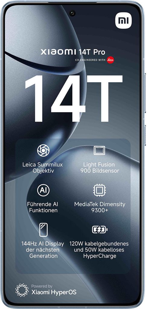 Xiaomi 14T Pro 512GB Titan Blue Produktbild 2