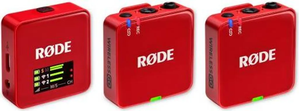 Rode Wireless GO Gen 3 Rouge : Solution Audio Sans Fil pour Son Net BK - 2