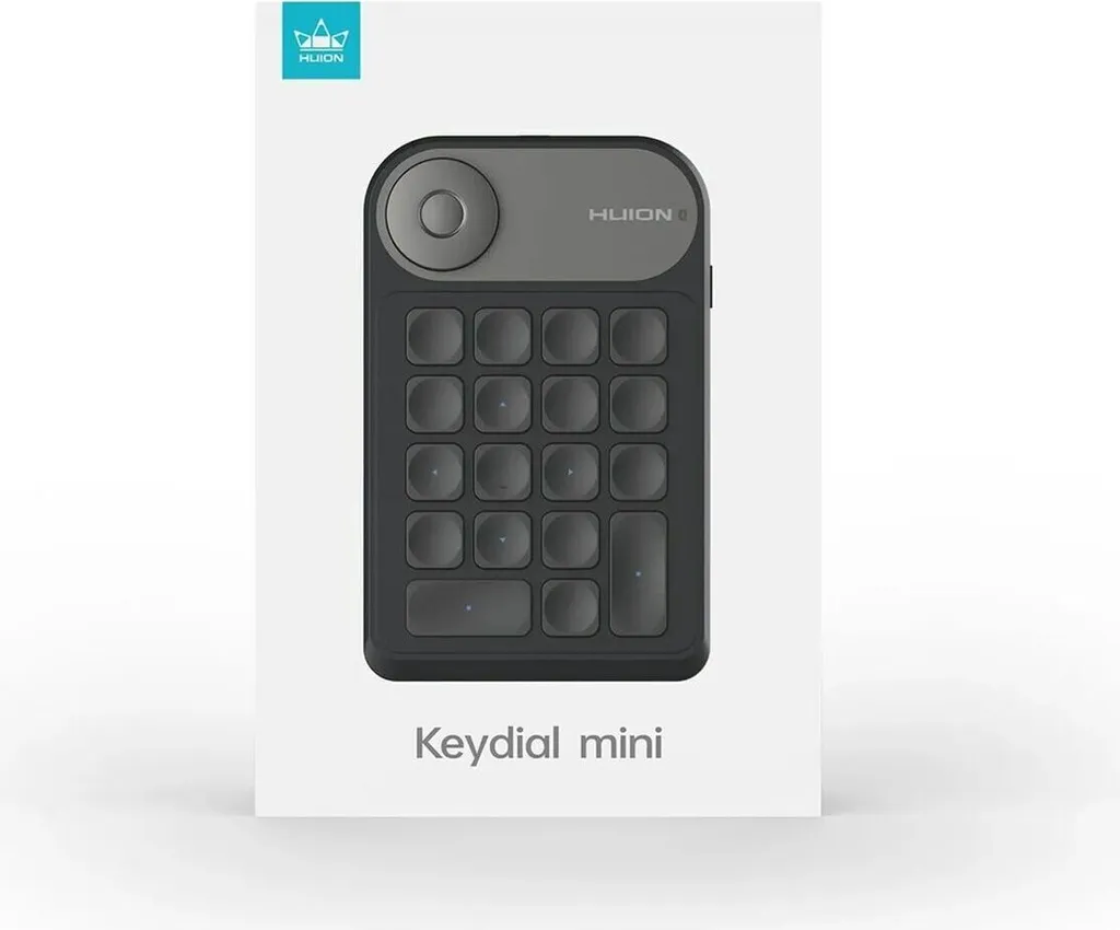 Huion Keydial Mini K20 Clavier Numérique Sans Fil pour Tablette Graphique - 3