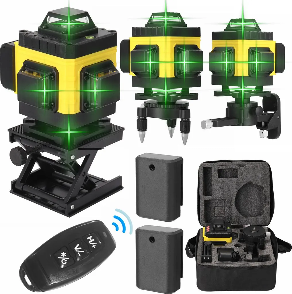 Niveau laser rotatif 360 degrés 16 lignes pour alignement horizontal