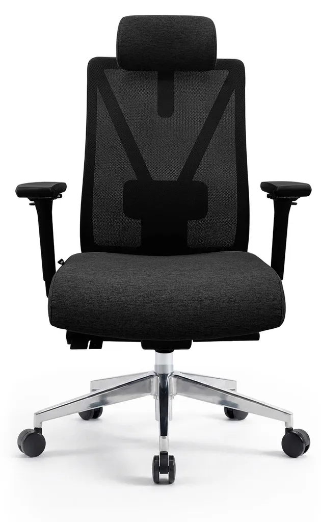 Fauteuil de bureau anti mal de dos avec support lombaire ergonomique