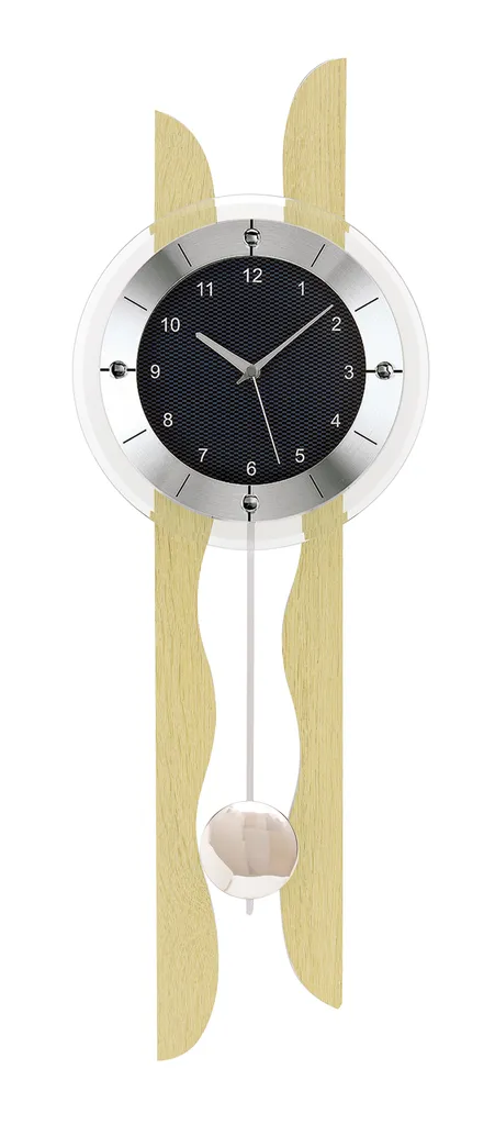 Horloge murale radio-pilotée AMS 01-5238 avec réglage automatique
