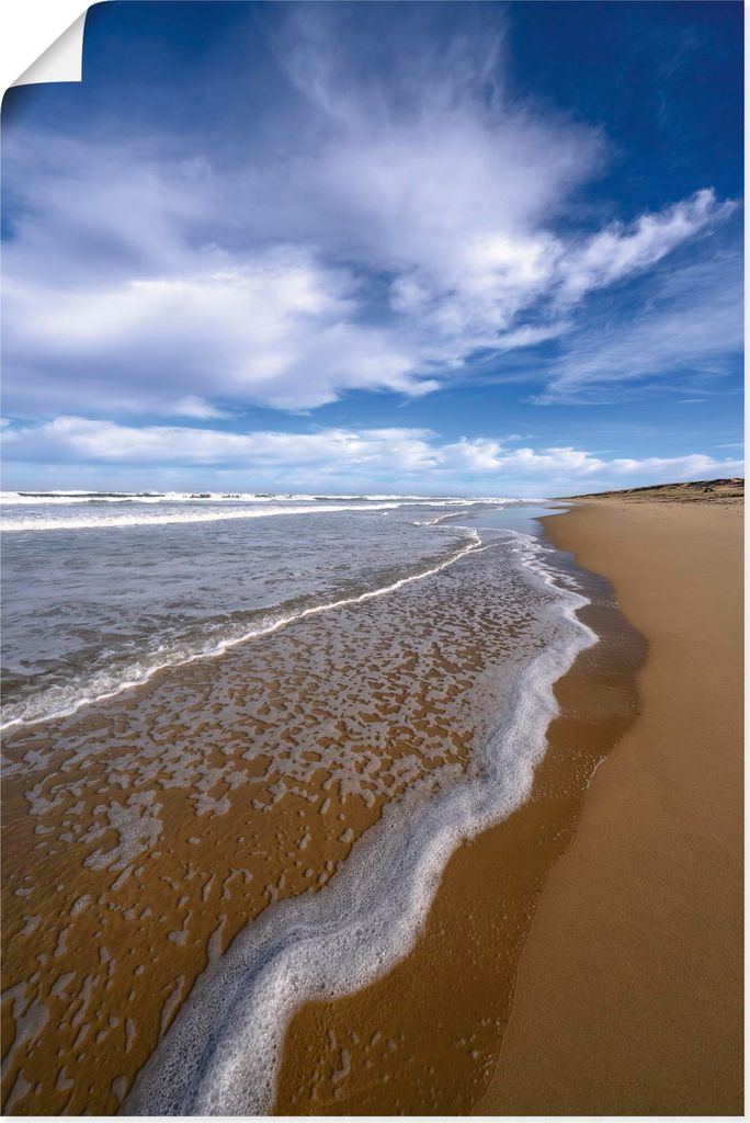 ARTland Poster Sandstrand Atlantikküste Frankreich Größe: Produktbild 