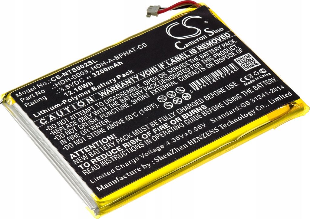 Akku für Nintendo Switch Lite, HDH-001, HDH-002, Switch Lite NS, 3200 mAh, Li-Pol