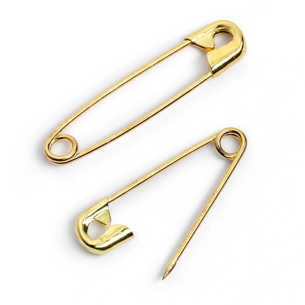 Prym Sicherheitsnadeln, 19/23/27mm, sortiert, goldfarbig, Produktbild 