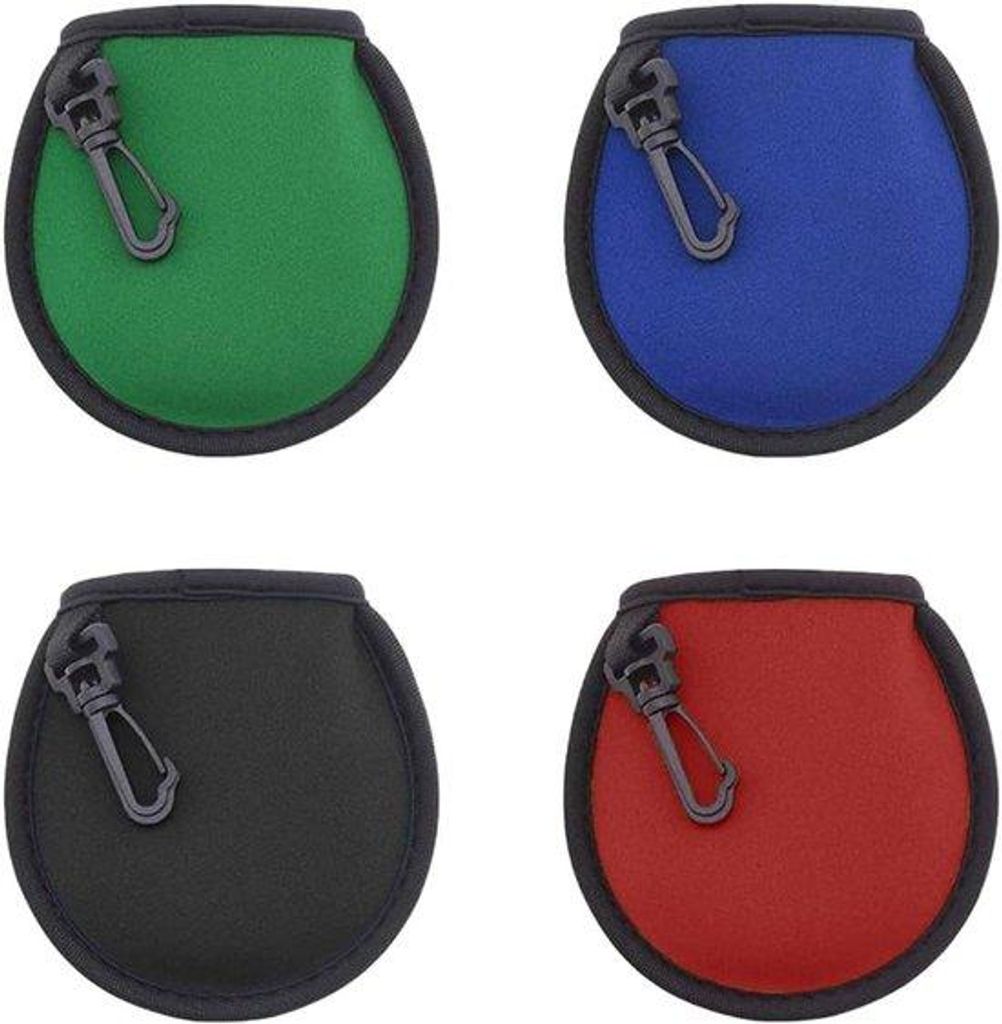 Golfballenreinigungstas 4er Set compacte wasmachine tas golfballen droog schoon met clips waterdichte tas 4 Farben