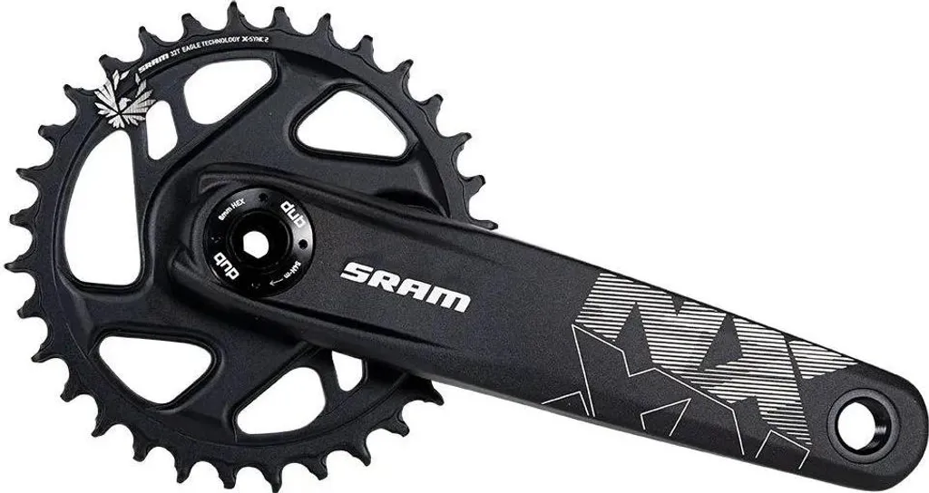 Transmission vtt Sram NX Eagle 1x12 vitesses axe DUB manivelles 175mm