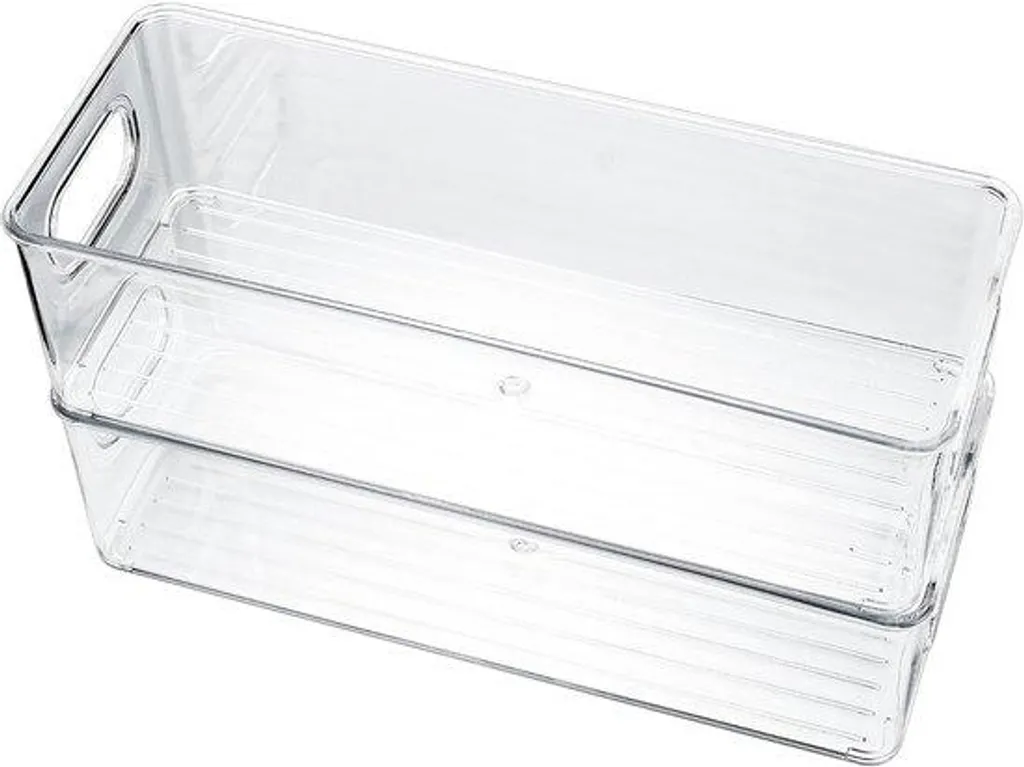 Rangement frigo gain de place : lot de boîtes pour fruits et légumes