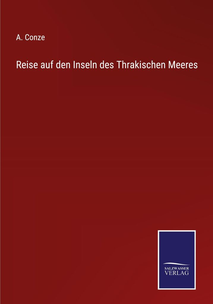Reise auf den Inseln des Thrakischen Meeres