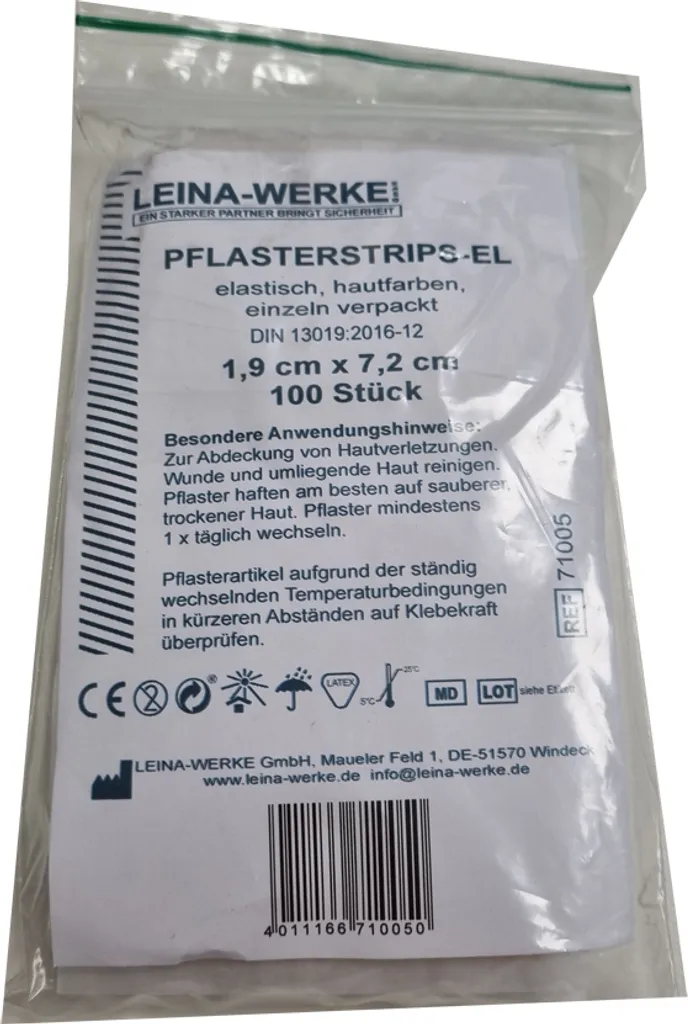 Pansements Adhésifs pour Distributeur LEINA 76000 - Boîte de 100 pcs