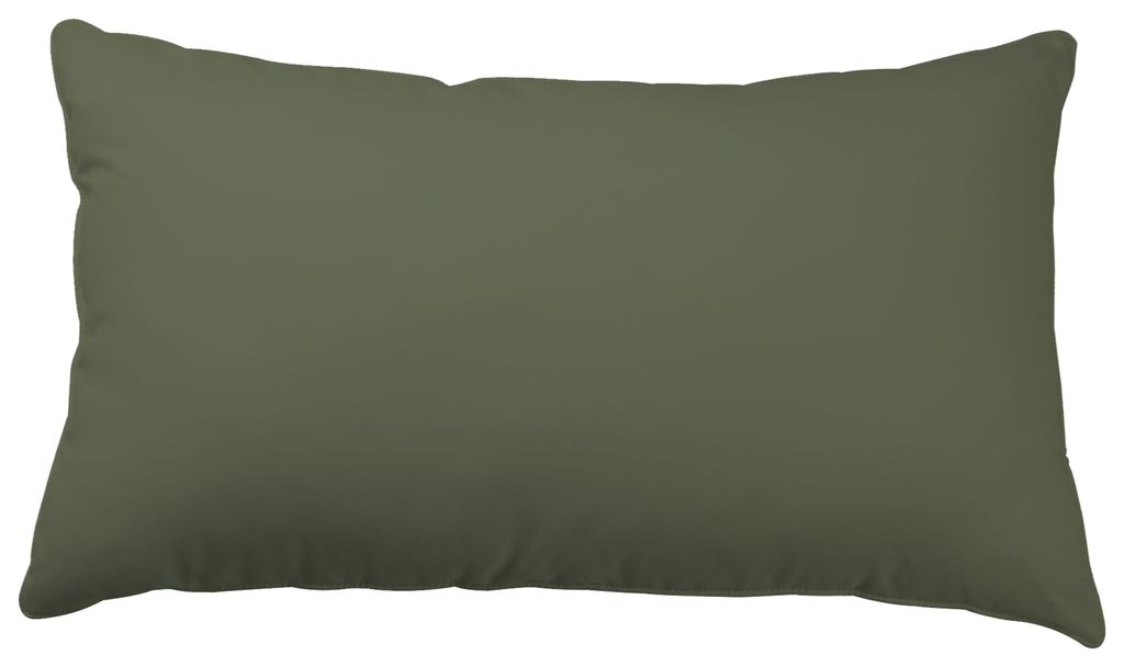 Kissenbezug Kissenhülle 40x80 cm Uni Wende anthrazit grau Produktbild 