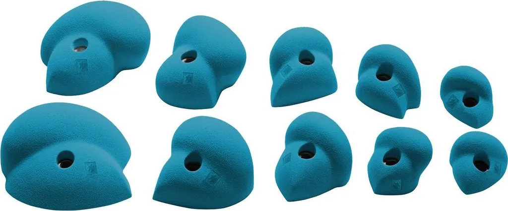 Rangement visserie pour atelier, porte-objets 5 pichets bleu Ocun