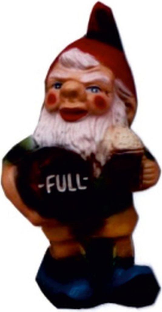 Garten Zwerg mit Fass Figur Statue Skulptur Figuren Skulpturen Dekoration Deko