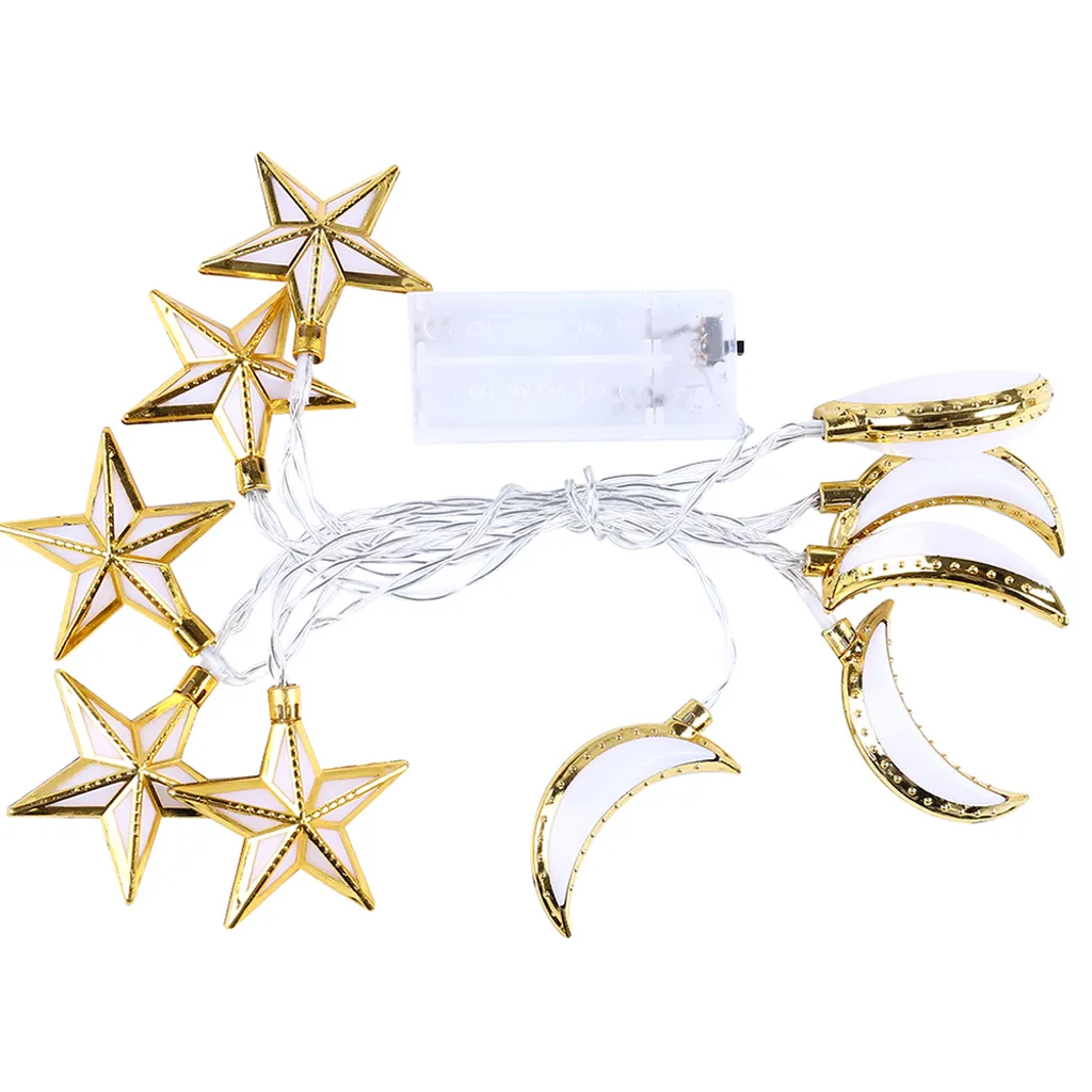 Luci Ramadan 1.5M 10 LED | Decorazioni Eid Mubarak a Batteria per Casa - 5