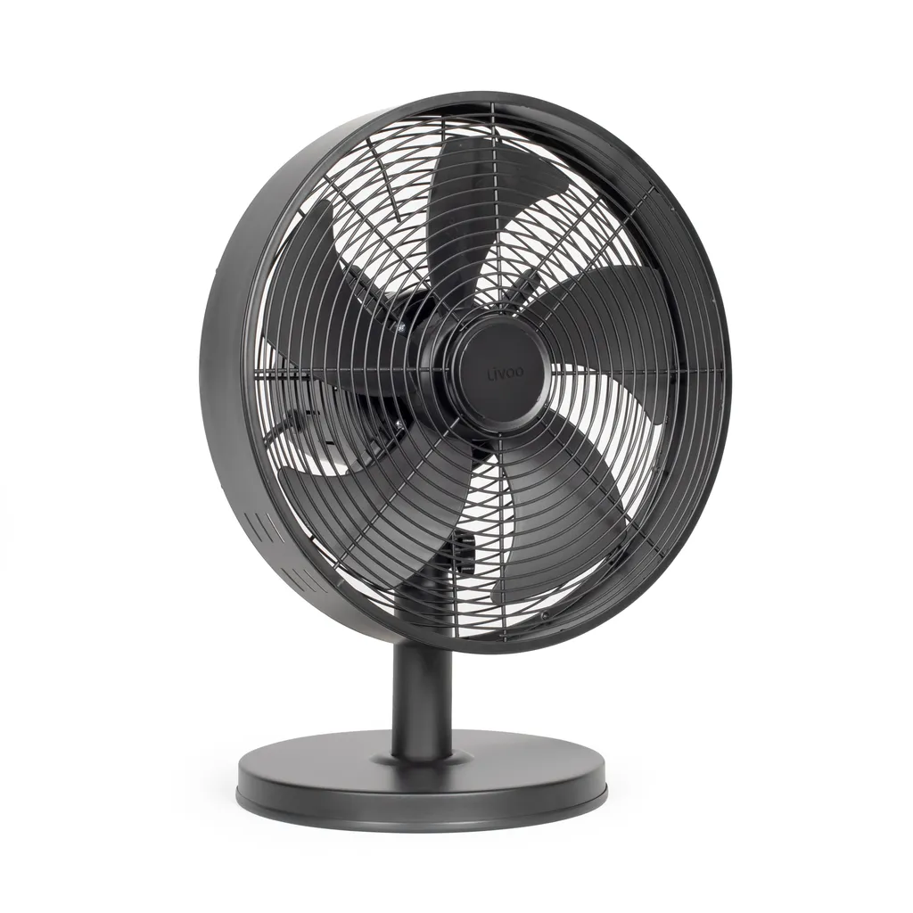 Ventilateur de table Livoo DOM488 noir 35W 3 vitesses - Ø 33,5 cm
