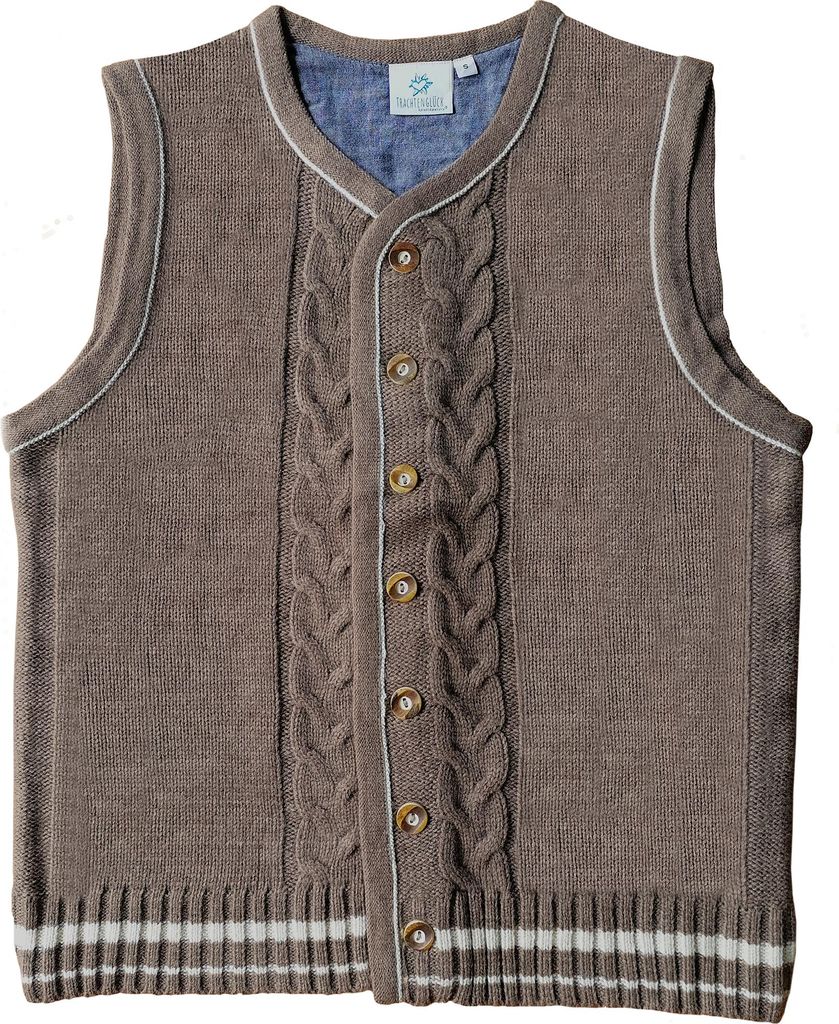 Trachtenglück Strickweste FELD