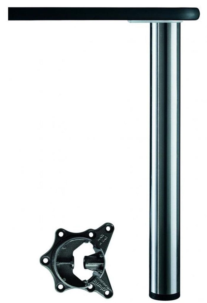Tischbein altviool, 110 cm + 2,5 cm verstevigingsvoet, Productafbeelding 