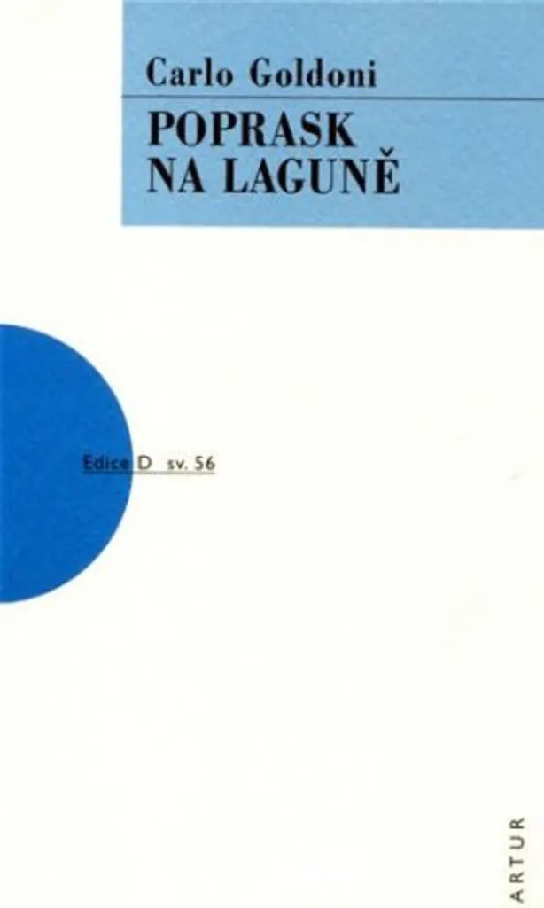 Livre de théâtre Poprask na laguně - Carlo Goldoni édition de collection